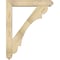 Ekena Millwork Olympic Arts and Crafts Rough Sawn Bracket w/ Offset Brace, Douglas Fir, 6"W x 32"D x 40"H BKT0604X32X40OLY03RDF - alternate 4